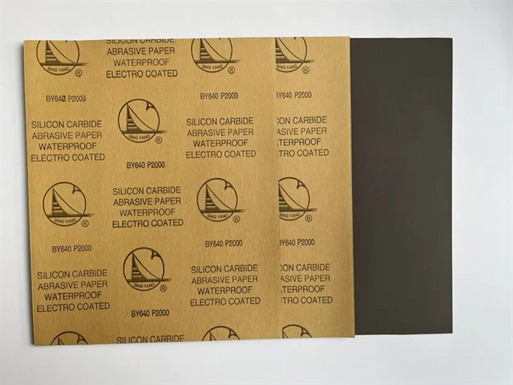 wet abrasive paper