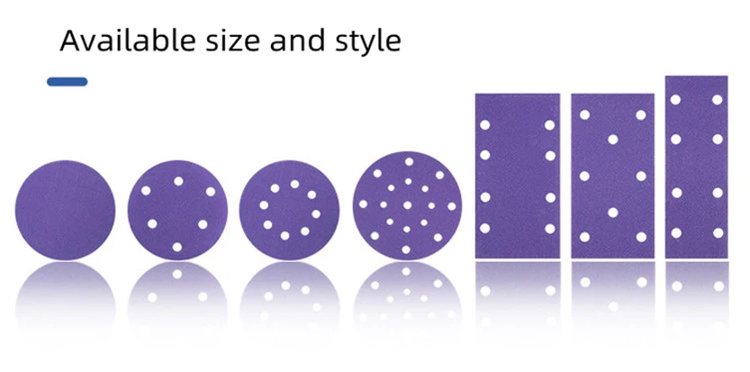 Purple Ceramic Sanding Pads Purple Ceramic Sanding Pads